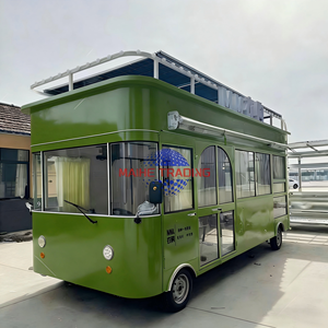 China Factory Popular Mobile Food Cart Stainless Steel <b>Vending</b> Food Trailer For Sale - Product Image 1