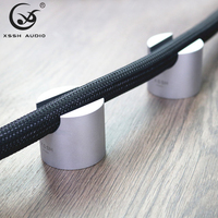 YIVO XSSH HIFI, coussin anti-vibrations en alliage d'aluminium, tapis d'isolation des vibrations pour équipement audio audiophile, placement sur bureau