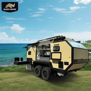 Litera para acampar al aire libre, cilindro hidráulico portátil para Rv Opvouwbare-Caravan 12V Smart Tv para caravana