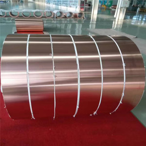 99.99% Pure Cu <b>Strip</b> ASTM T1 T2 T3 TU1 TU2 TP1 TP2 <b>Copper</b> Sheet Steel Roll <b>Copper</b> Coil <b>Strip</b> - Product Image 5