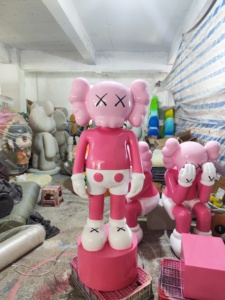 Su misura per l'<span class=keywords><strong>orso</strong></span> violento statuetta in resina di vetro in fibra di vetro scultura per la decorazione per la casa artigianato <span class=keywords><strong>orso</strong></span> statua per il regalo - Product Image 1