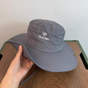 Mùa Hè Thêu Logo Mặt Trời Phụ Nữ Và Nam Giới Câu Cá UPF 50 + UV Bảo Vệ Lớn Rộng Brim Nhanh Chóng Khô Xô Hat - Product Image 1