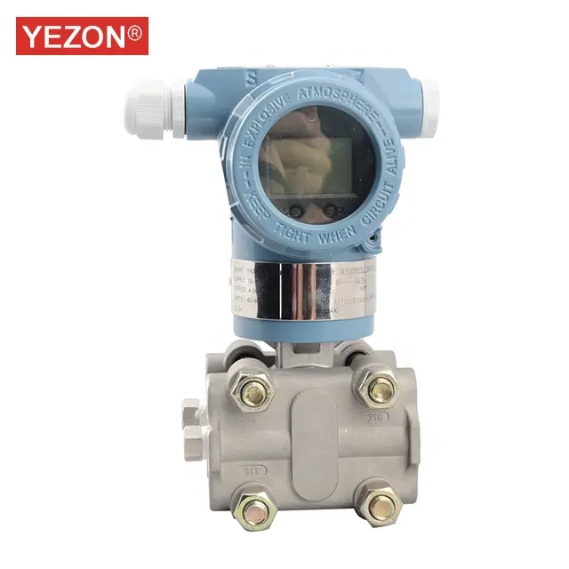 3051 Sensor tekanan tipe Ex 4-20ma Hart 0.075% akurasi tinggi pemancar tekanan diferensial pintar