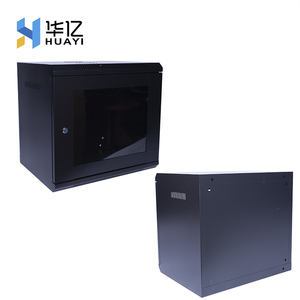 6U/9U/12U parete di montaggio di rete <span class=keywords><strong>Cabinet</strong></span>, vetro/rete porta <span class=keywords><strong>Server</strong></span> <span class=keywords><strong>Rack</strong></span> involucro, chiudibile a chiave e ventilato, in acciaio ispessito - Product Image 4