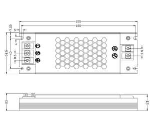 XR-60CB-12最新のミニLED電源12V5A 60WLEDドライバー、LEDライト用スリムDC12Vスイッチング電源 - Product Image 3