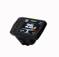 Écran LCD étanche pour vélo électrique KT TF01U, compteur de vitesse pour contrôleur de moteur de moyeu KT, 24V, 36V, 48V