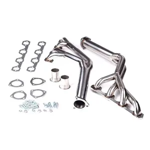 Mobil Turbo Manifold Stainless Steel Knalpot Downpipe Kit Untuk Ford 64-70 Mustang 260/ 289/ 302