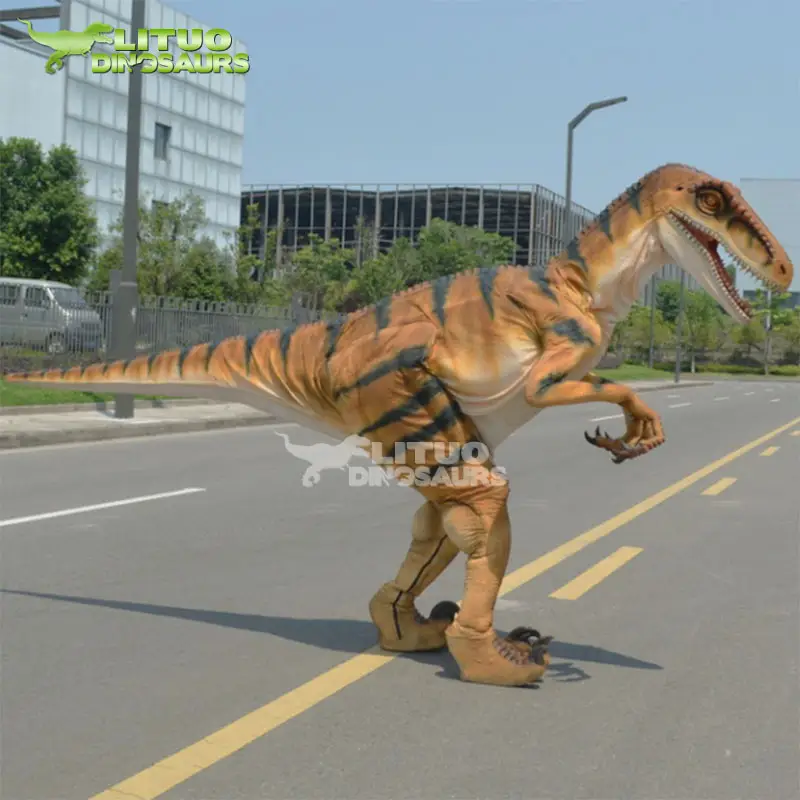 Gerçek Animatronic dinozor kostüm Suit