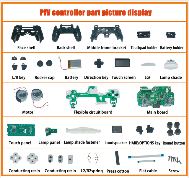 New Wireless BT Manette for P -S4 Controller Multi Colors Full Function Game Double Shock Joystick Controllers for P4 for P3 PC