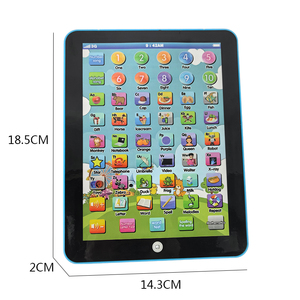 Tablette éducative KSF Mini Cartoon pour enfants, machine de lecture interactive, apprentissage de l'anglais, jouet musical alimenté par piles alcalines AA pour les 2-4 ans - Product Image 4