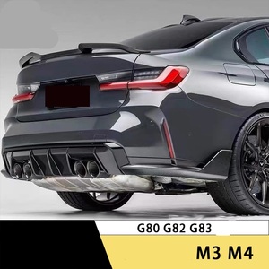 ตัวกระจายคาร์บอนไฟเบอร์สไตล์ M3 M4 G80 G82ตัวแยกกันชนท้าย G83สำหรับ BMW M3 M4 G80 G82 G83 2021 + ชุดตัวถังรถ - Product Image 5