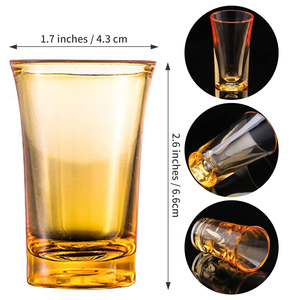 Verres à shot en plastique réutilisables de 40 ml, verres à shot personnalisés en plastique, verres à shot en polystyrène, en plastique pour bar - Product Image 2
