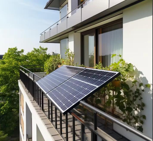 Sistema de Montaje de Balcón Solar Ajustable de Aluminio Anodizado de Alta Calidad y Fácil Instalación para Sistemas Fotovoltaicos Residenciales Pequeños - Product Image 4