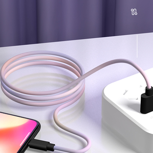 Tie-Dye Đầy Màu Sắc Chất Liệu Bán Buôn USB C Cáp 1M 2M 3Meter Loại C Cáp Nhanh Chóng Sạc Dữ Liệu Cho Iphone - Product Image 3