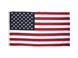 Polyester American <strong>Flag</strong>, Made in the USA, 3x5 Ft, All-Weather - Product Image 1