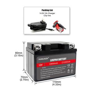 แบตเตอรี่ Lifepo4 12V 6Ah แบบกำหนดเอง ใช้งานได้ยาวนาน ทดแทนแบตเตอรี่ตะกั่วกรด - Product Image 4