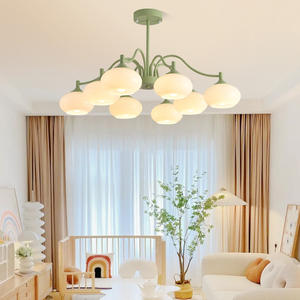 Luminaire suspendu moderne minimaliste français créatif et crémeux de taille moyenne pour salon, salle à manger, chambre à coucher, villa principale - Product Image 1