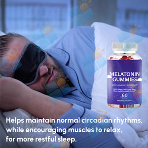 Органические веганские жевательные конфеты для сна без сахара с мелатонином 5 мг/10 мг для детей и взрослых (собственная торговая марка) - Product Image 3