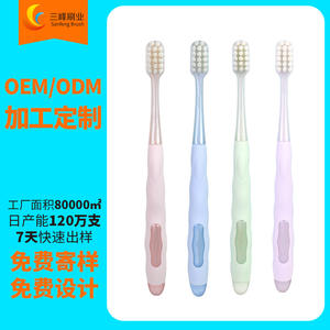 Brosse à dents personnalisée à poils souples pour adultes, nylon haute densité, usage domestique, couleur sur mesure, numéro de pièce SF253 - Product Image 4