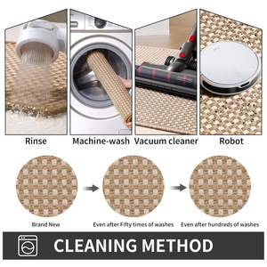 Tapis d'entrée tissé rectangulaire antidérapant, résistant à l'usure et aux taches, pour l'entrée de la maison - Product Image 5