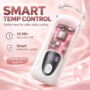 3 Heat Level Heated Eyelash Curler USB Rechargeable Electric Lash Curler Digital Display Portable <b>Beauty</b> <b>Tool</b> - Product Image 4
