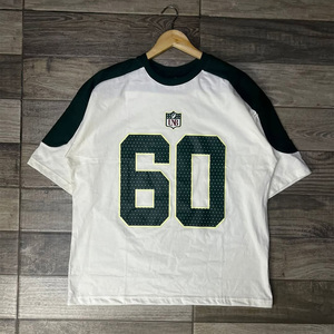 เสื้อยืดคอกลมแบบสั่งทำ แห้งเร็ว ผ้าหนา ทรงโอเวอร์ไซส์ ผ้าฝ้าย 100% แขนสั้น สำหรับฟุตบอล เบสบอล บาสเกตบอล - Product Image 3