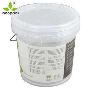 Material de plástico de calidad alimentaria Soporte de color personalizado Impresión Cubo de plástico de 4 litros Cubo de almacenamiento multifuncional con tapa - Product Image 5