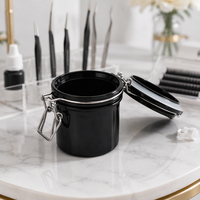Pot de colle pour extensions de cils de 200 ml, réservoir de stockage de colle pour faux cils