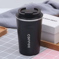 Mug Kopi Vakum Isolasi Stainless Steel Custom Modern Minimalis, Tahan Panas 6-12 Jam untuk Penggunaan di Mobil, Kantor, Hadiah