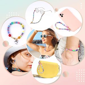 6100 Uds. Kit de fabricación de <span class=keywords><strong>pulseras</strong></span> de cuentas de arcilla 24 colores cuentas de letras Heishi de polímero cuentas de arcilla de porcelana de cerámica <span class=keywords><strong>para</strong></span> la amistad de las <span class=keywords><strong>niñas</strong></span> - Product Image 6