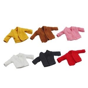 OB11 vêtements pour bébés <span class=keywords><strong>sweat</strong></span>-shirt tricoté à capuche Molly vêtements pour bébés chaussures 12 points BJD vêtements pour bébés GSC plain body round Nai - Product Image 1