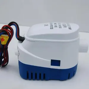 Bomba sumergible automática DC12V para bomba de estanque de peces para barcos con interruptor de flotador