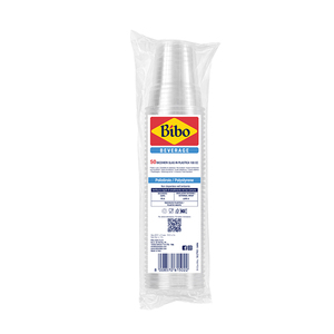 <b>Polystyrene</b> Plastic Transparent cup, 100 mL, 50 pcs/pack - Product Image 2