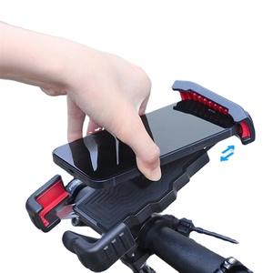 Support de téléphone pour <span class=keywords><strong>vélo</strong></span>/moto, installation sans outil en 30 secondes, pince de guidon 360 °   Pour téléphones de 4,7 à 7 pouces, compatible avec les vélos de route/de ville (prise en main stable) - Product Image 3