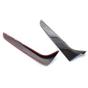 Alerón Lateral Trasero para Audi A4 B8, Fibra de Carbono Negro Brillante, Difusor Tipo Cola de Pato, Cinta Adhesiva/Tornillos, 2009-2016 - Product Image 2