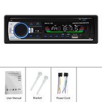 (Stock US/UE) Lecteur MP3 de voiture Podofo 2 USB Autoradio 1Din Radio de voiture BT FM Aux in Receiver SD MMC WMA 2.1A Charge rapide JSD-530