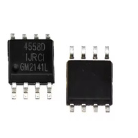 JRC4558D Componentes Electrónicos IC 4558D Amplificador Operacional Dual SOP-8 IC