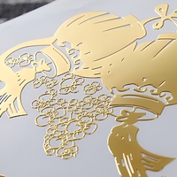 Étiquettes autocollantes en nickel avec logo personnalisé, étiquettes de marque en métal 3D pour emballages de boîtes cadeaux, adaptées aux cadeaux et aux artisanats