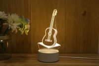 Bases de lampe led rgb pour 3d led veilleuse acrylique 3d base de lumière acrylique led veilleuse pour enfants