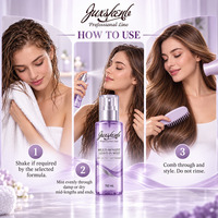 Brume capillaire démêlante 15-en-1 professionnelle pour salon, concept OEM/ODM, avec contrôle des frisottis et effet adoucissant