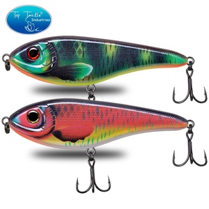Leurre de pêche VIB dur de 150 mm, 81 g, 24 couleurs, à coulée lente, pour brochet, pike, muskie et <span class=keywords><strong>gros</strong></span> poissons, avec hameçons noirs - Product Image 3