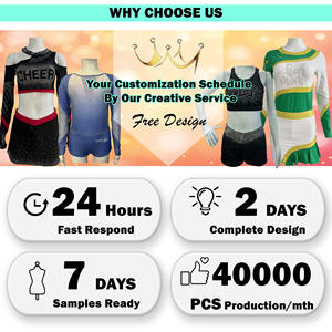 Transferencias de diamantes de imitación listas para presionar, venta al por mayor, ropa personalizada, uniformes de alegría, Ropa de Espíritu de equipo, Ropa de baile, artesanía DIY - Product Image 6