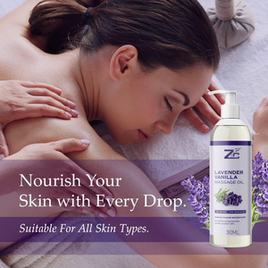 Olio da Massaggio alla Lavanda 100% Naturale <span class=keywords><strong>per</strong></span> Spa, Rilassamento Muscolare, Riduzione dello Stress, Aromaterapia, Massaggio Corpo, Vendita all'Ingrosso - Product Image 3