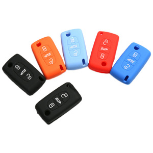 Housse de protection en Silicone pour clé de voiture, pour Dongfeng Citroen New Elysee C3 Xr C5 C4 C6, Protection antichoc et solaire - Product Image 4