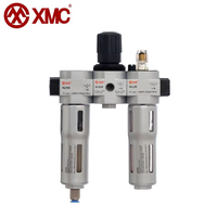 XMC-Mini regulador de filtro de aire G1/4 pulgadas, piezas neumáticas, unidad FRC para uso industrial, conector rápido para industrias agrícolas