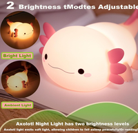 Lampe de nuit LED mini rechargeable USB en forme de canard mignon, contrôle tactile, lumière multicolore à intensité variable, lampe de table pour enfants en ABS et silicone, chambre à coucher