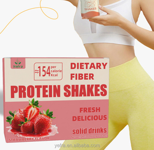 Boissons solides protéinées saveur fraise, substituts de repas, nutrition, régime, perte de <span class=keywords><strong>poids</strong></span>, jus en poudre amincissant - Product Image 4