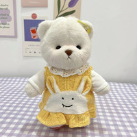 Tenue de Robe Adorable pour Ours en Peluche Lina de 20 cm – Créez Vos Propres Animaux en Peluche – Vêtements pour Ours à Construire – Saint-Valentin