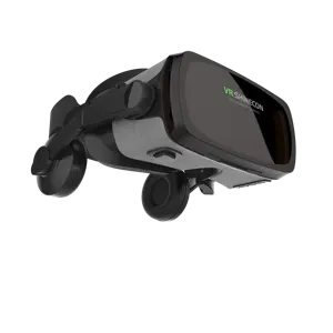Groothandel Vr Bril Met Headset Virtual Reality Slimme Bril Vr Telefoongames Draadloze Afstandsbediening 3d Schokkend Perspectief