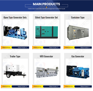 100 KVA 150 KVA 300KVA 静音型ディーゼル発電機 三相 四線式 24V DC 電動始動 水冷式 ATS 超防音 - Product Image 5